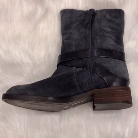 Louise et Cie Valencia Moto Grey Suede Boot - Picture 4 of 7